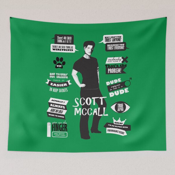 Item preview, Scott McCall Teen Wolf Quotes designed and sold by awiec.