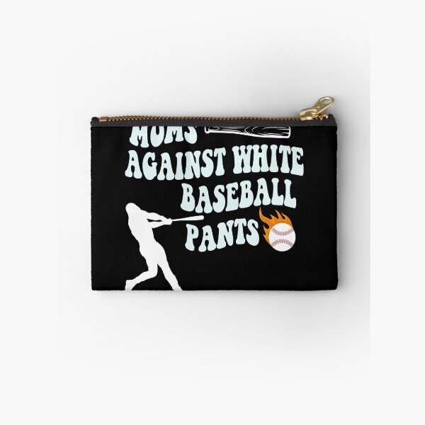 Item preview, Moms Againts White Baseball Pants  designed and sold by limanol.