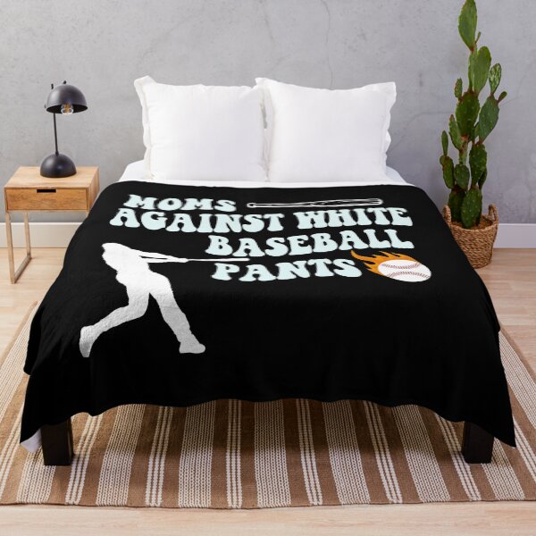 Item preview, Moms Againts White Baseball Pants designed and sold by limanol.