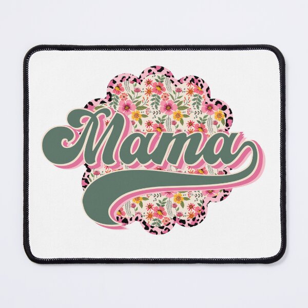 Item preview, Floral Mama Shirt, Retro Mama, Mama Groovy Boho Sublimation, Mama Shirt Design, Mother's Day, Essential T-Shirt designed and sold by lauralaus.