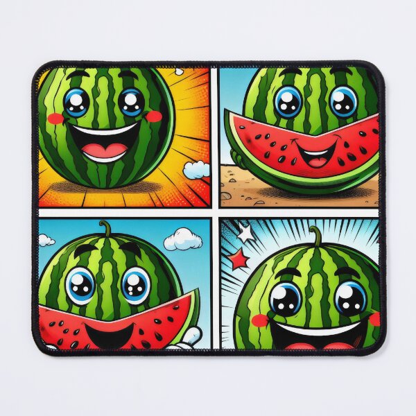 Item preview, Smiling watermelon. designed and sold by MyHappyArtShop.