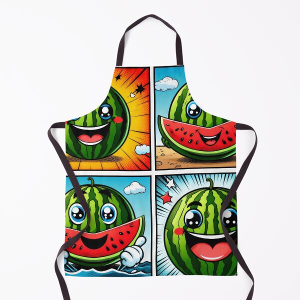 Item preview, Smiling watermelon. designed and sold by MyHappyArtShop.