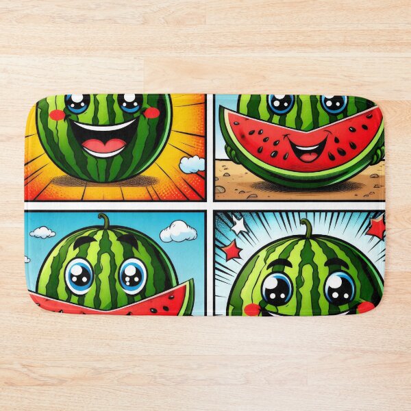 Item preview, Smiling watermelon. designed and sold by MyHappyArtShop.