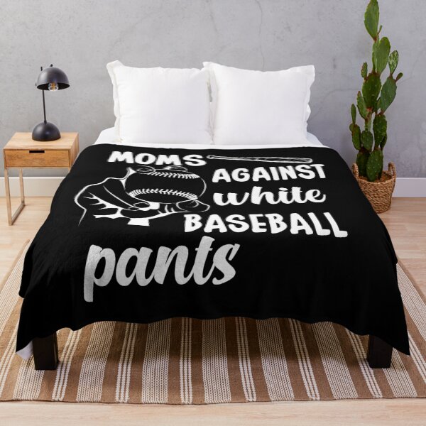 Item preview, Moms Againts White Baseball Pants designed and sold by limanol.