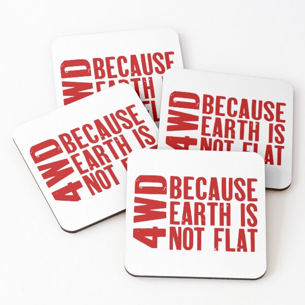Item preview, 4WD, Because Earth is Not Flat designed and sold by AndrewY.