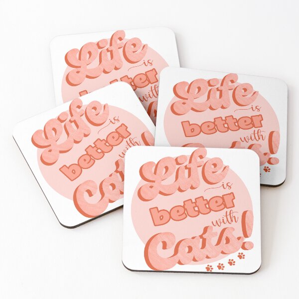 Item preview, Life is better with cats! designed and sold by bobbi arbore.