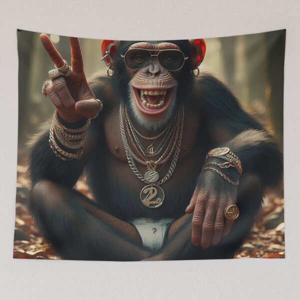 Item preview, Chimpanzee Chic designed and sold by Furbulous Faces.