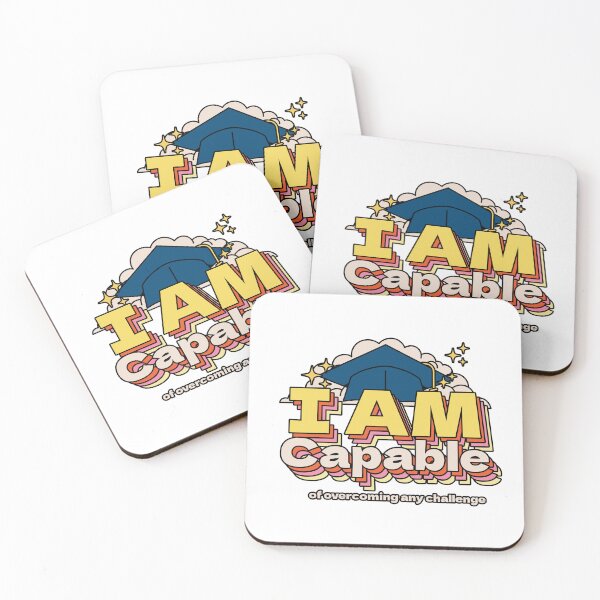 Item preview, Copy of I am capable of overcoming any challenge school support positive vibes affirmation manifestation designed and sold by SoulfulT.