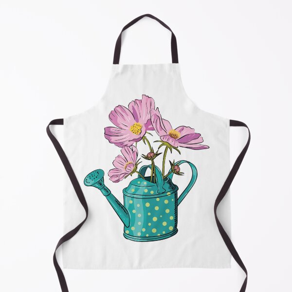 Item preview, Garden Cosmos Pink flowers in a watering can designed and sold by Deepness2023.