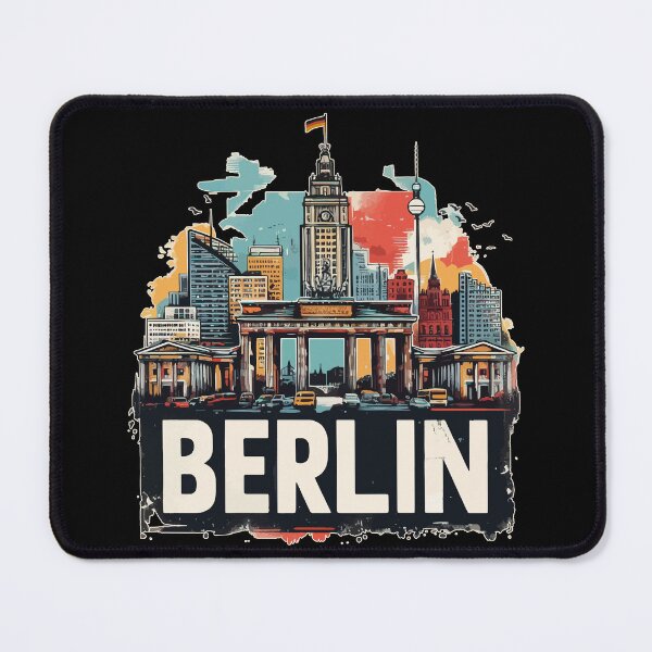 Item preview, Berlin Pop Art Travel Vintage designed and sold by TomFrontierArt.