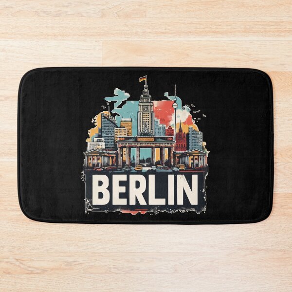 Item preview, Berlin Pop Art Travel Vintage designed and sold by TomFrontierArt.