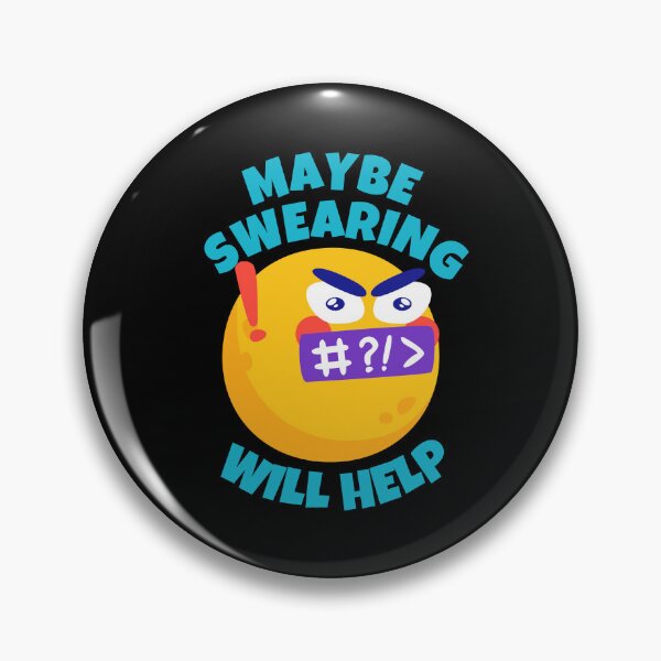 Item preview, Maybe Swearing Will Help Sarcastic designed and sold by ricricswert.
