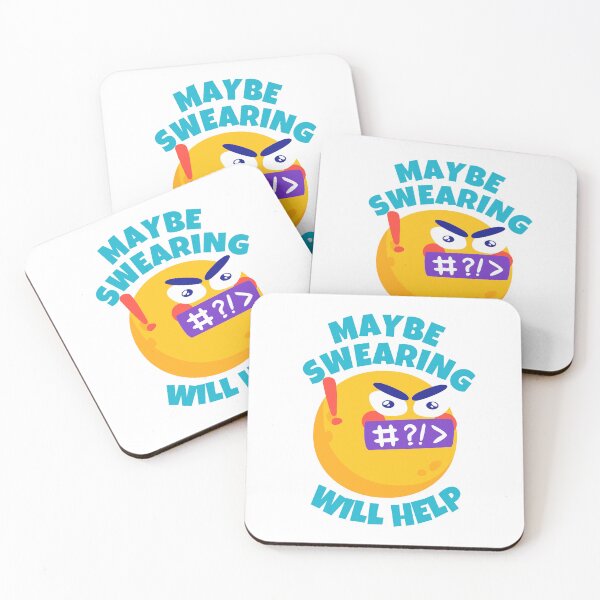 Item preview, Maybe Swearing Will Help Sarcastic designed and sold by ricricswert.