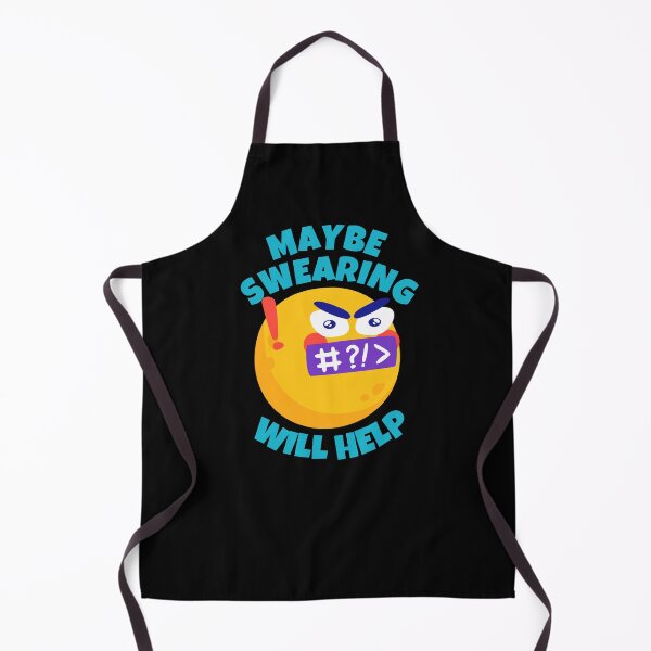 Item preview, Maybe Swearing Will Help Sarcastic designed and sold by ricricswert.