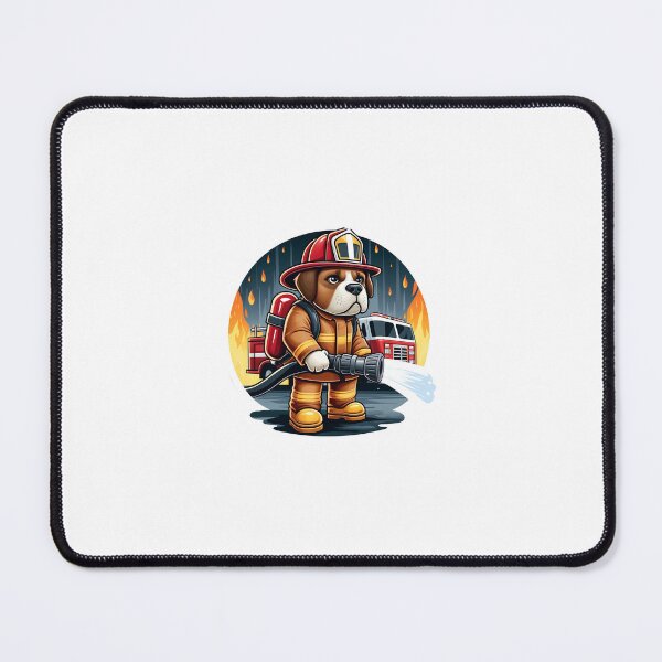 Item preview, Dog-Firefighter designed and sold by Cezarrio.