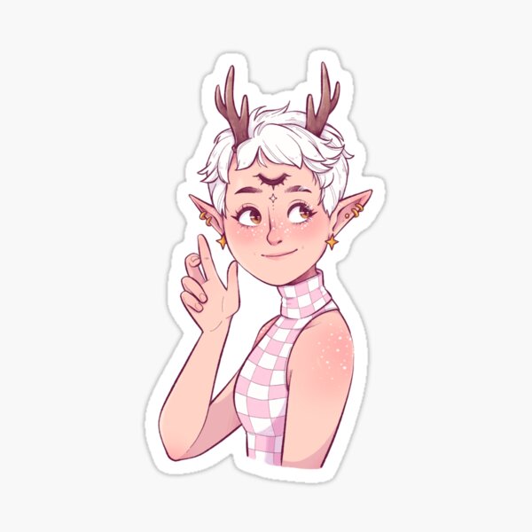Little faun Sticker