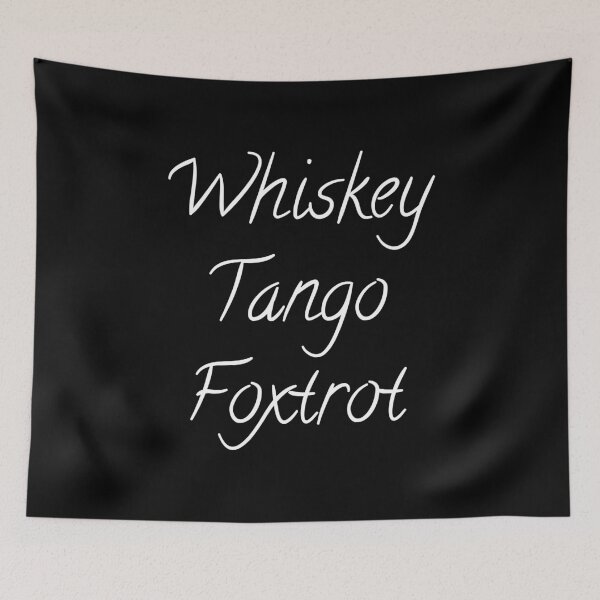 Item preview, WTF Whiskey Tango Foxtrot NATO Phonetic Alphabet designed and sold by AnnSign.