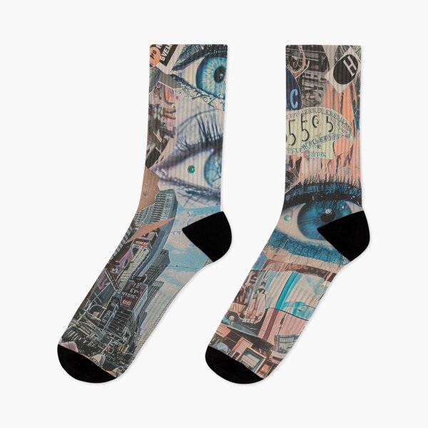 Item preview,  Vintage Mystic Eye New York City Collage Art designed and sold by Mystikos Art.