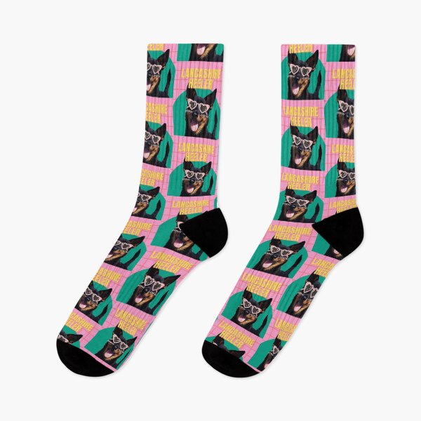 Item preview, Cute Lancashire Heeler with Pink Glasses: Perfect Gift for Dog Lovers designed and sold by BrooklynRhodes.