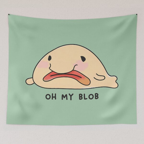 Item preview, Blobfish Oh My Blob Funny And Cute Cartoon Character  designed and sold by HowToCanadian.
