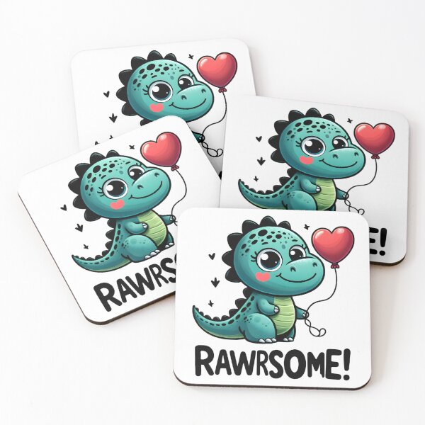 Item preview, Dino Delight: Rawrsome Adventures designed and sold by AI-Only Creations.