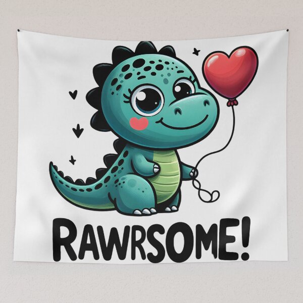 Item preview, Dino Delight: Rawrsome Adventures designed and sold by AI-Only Creations.