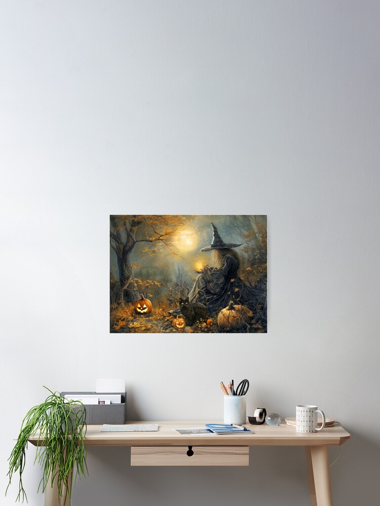 Thumbnail 2 of 3, Poster, Season of the Witch designed and sold by phatpuppyart.