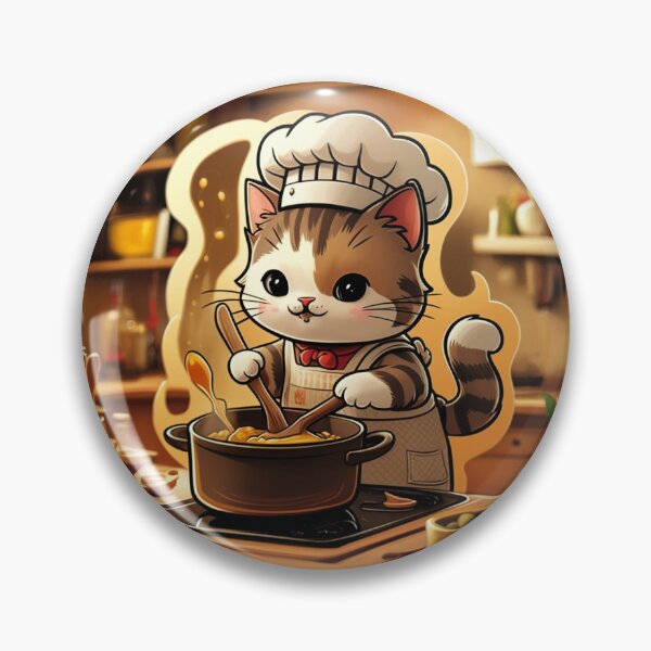 Item preview, cooking cat designed and sold by keerys.