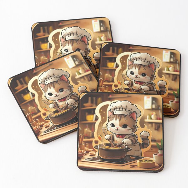Item preview, cooking cat designed and sold by keerys.