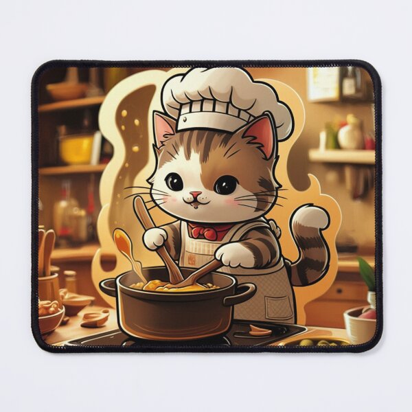 Item preview, cooking cat designed and sold by keerys.