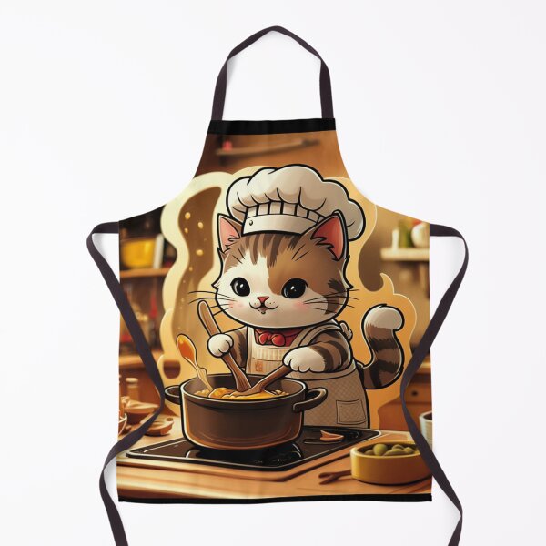 Item preview, cooking cat designed and sold by keerys.