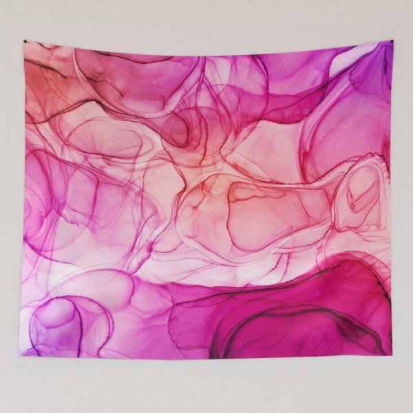 Item preview, Abstract liquid art alcohol ink, liquid marble art design, abstract marble art, liquid art, pink orange watercolor  designed and sold by ZeinabTaha.