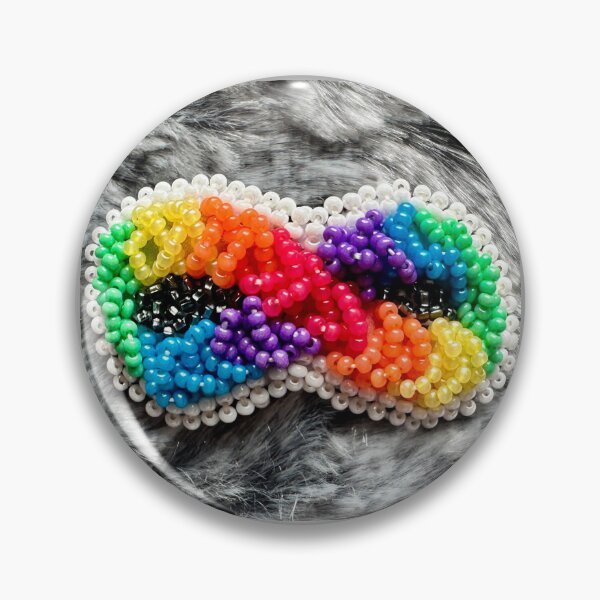 Item preview, Beaded Autism Acceptance Infinity  designed and sold by Dee Croaker Artistry.