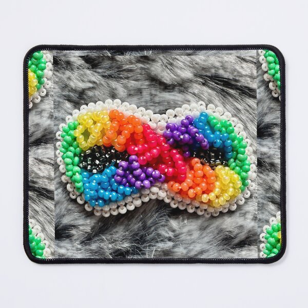 Item preview, Beaded Autism Acceptance Infinity  designed and sold by Dee Croaker Artistry.