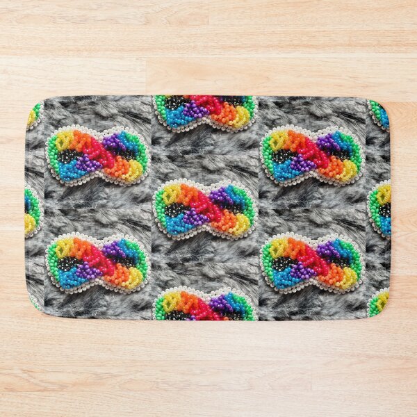Item preview, Beaded Autism Acceptance Infinity  designed and sold by Dee Croaker Artistry.