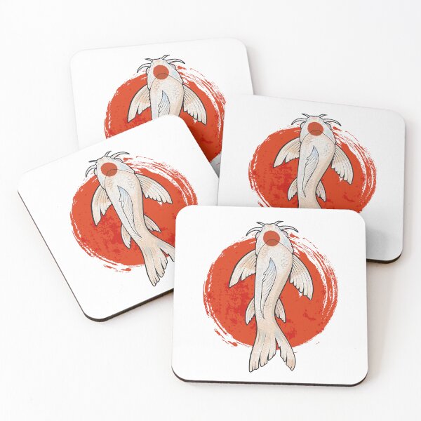 Item preview, Koi Fish Art TANCHO KOHAKU designed and sold by Musashi1996Art.