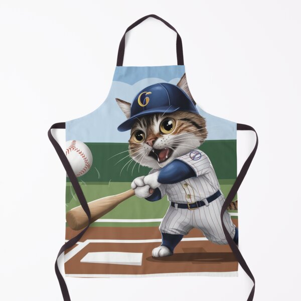 Item preview, cat playing baseball designed and sold by keerys.