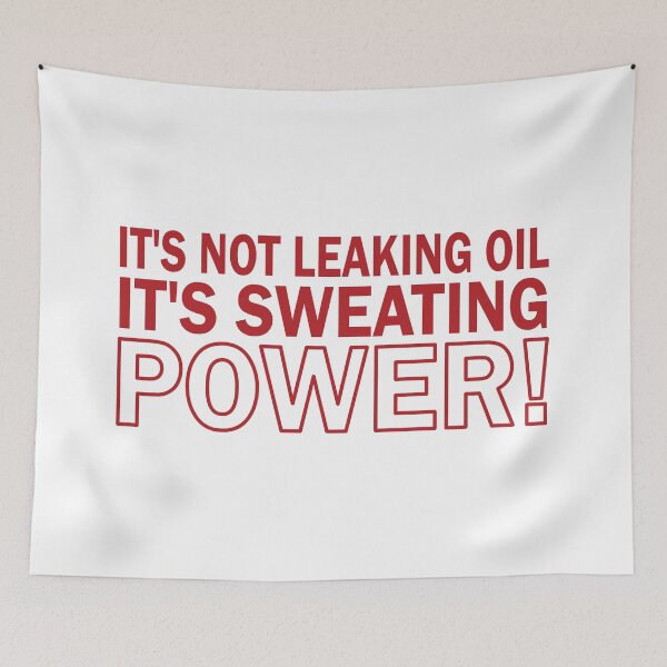 Item preview, It's Not Leaking Oil - Red designed and sold by AndrewY.