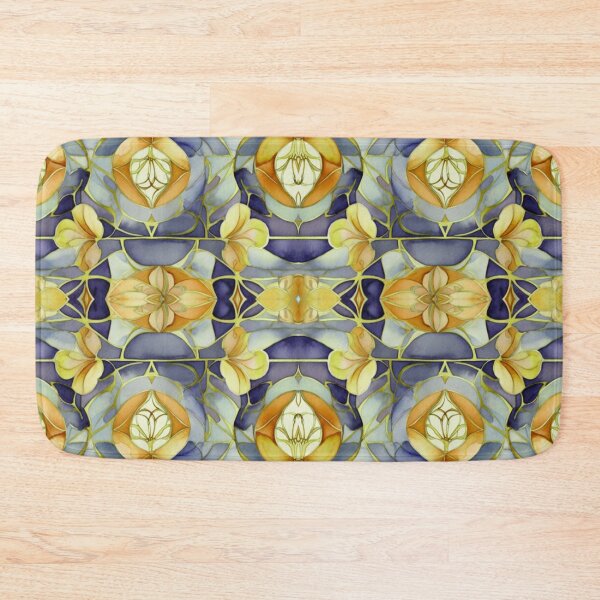 Item preview, Yellow and deep grey pattern designed and sold by Flowersonstuff.