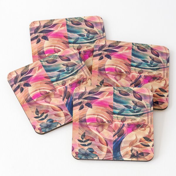 Item preview, Ethereal Flora - Abstract Botanical Art designed and sold by gleefulme.