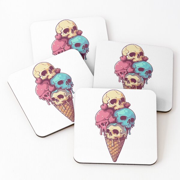 Item preview, skull ice cream designed and sold by craftyaliens.