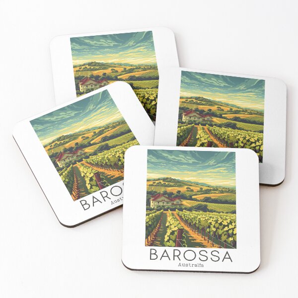 Item preview, A Vintage Travel Illustration of Barossa Valley - Australia designed and sold by GoodOldVintage.