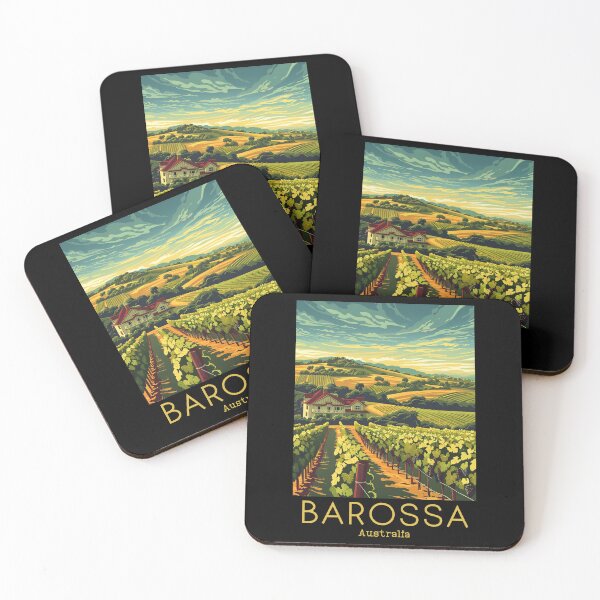 Item preview, A Vintage Travel Illustration of Barossa Valley - Australia designed and sold by GoodOldVintage.
