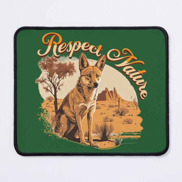 Item preview, Respect Nature - Coyote desert designed and sold by MirucaDesign.