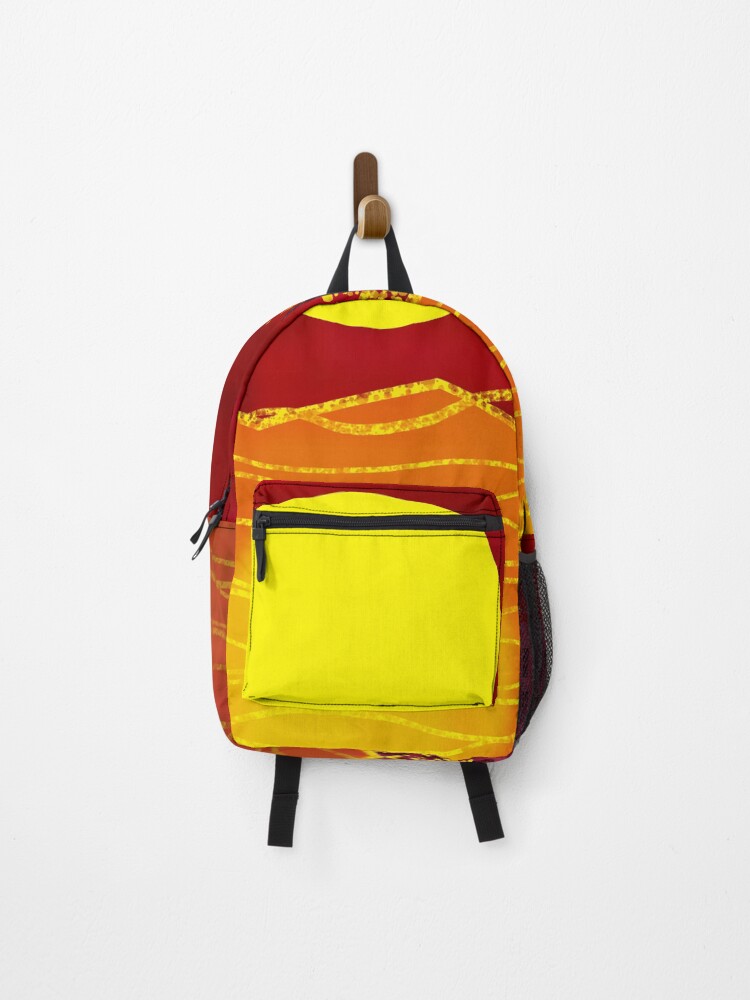 Thumbnail 1 of 3, Backpack, Sunset Abstract designed and sold by Hitchen.