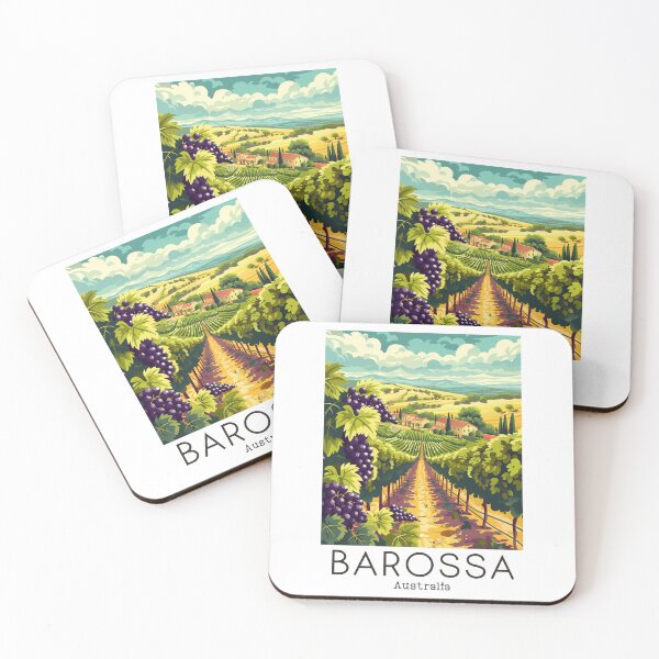 Item preview, A Vintage Travel Illustration of Barossa Valley - Australia designed and sold by GoodOldVintage.