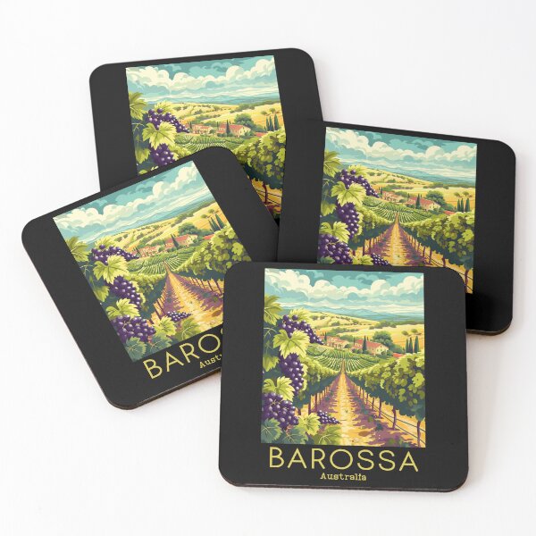 Item preview, A Vintage Travel Illustration of Barossa Valley - Australia designed and sold by GoodOldVintage.