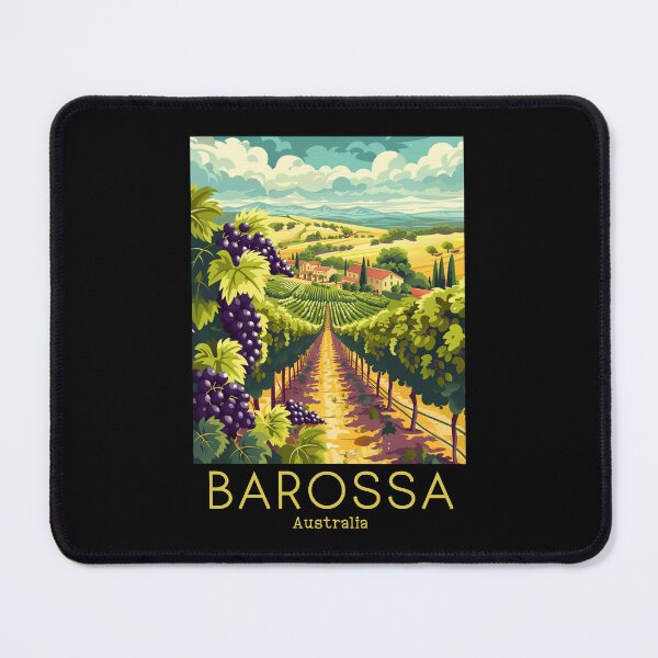 Item preview, A Vintage Travel Illustration of Barossa Valley - Australia designed and sold by GoodOldVintage.