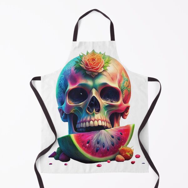 Item preview, Skull Multicolored Watermelon designed and sold by zangess1.
