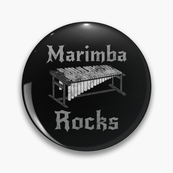 Item preview, Marimba Rocks, Marimbist Percussionist Musician Rock Goth designed and sold by doodlerob.